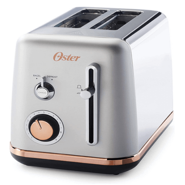oster black stainless collection 2-slice toaster