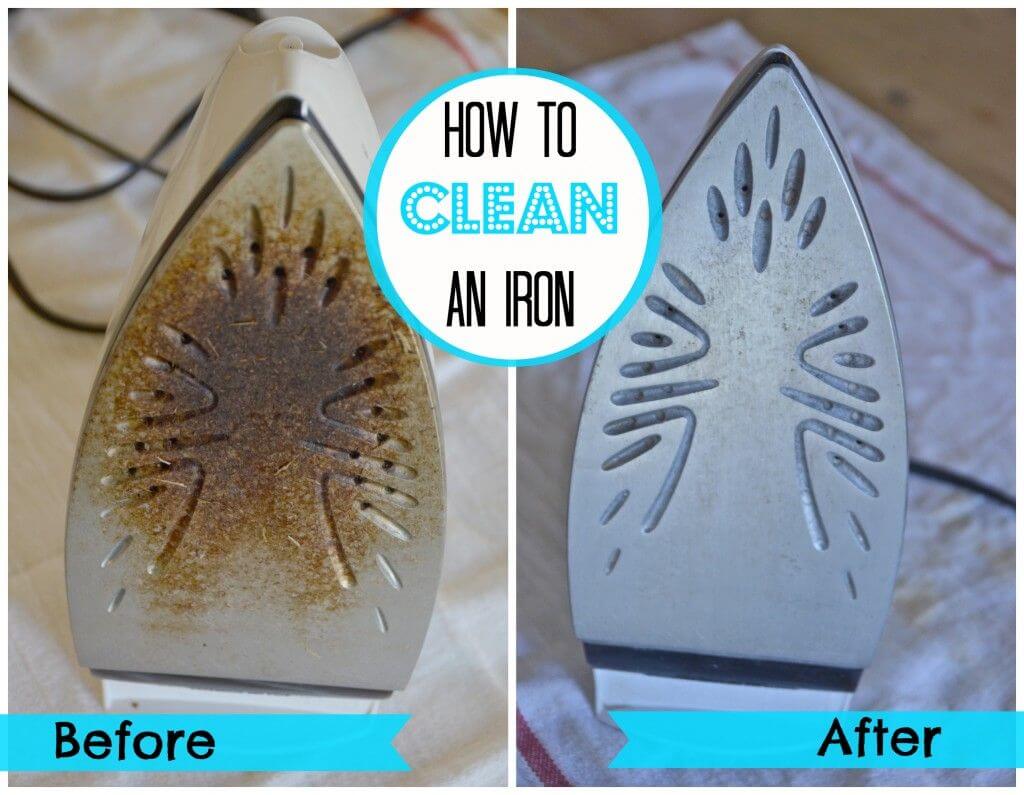 how to clean an ironing plate MicyHome